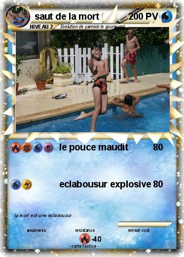 Pokemon saut de la mort