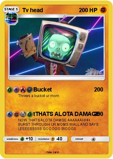 Pokemon Tv head