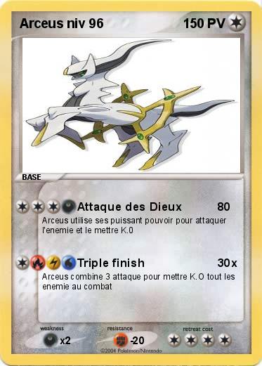 Pokemon Arceus niv 96