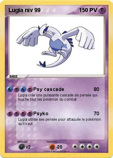 Pokemon Lugia niv 99