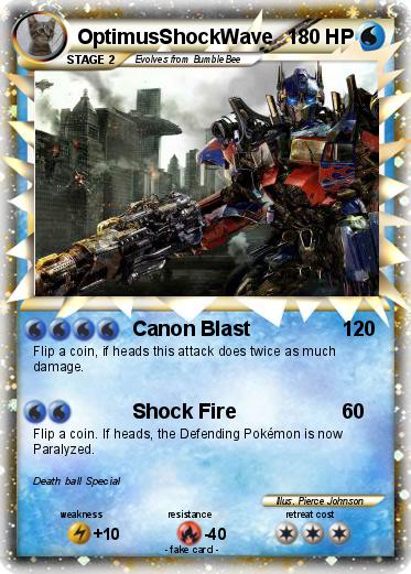 Pokemon OptimusShockWave