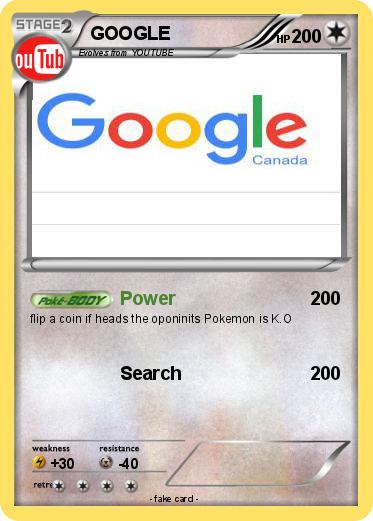 Pokemon GOOGLE