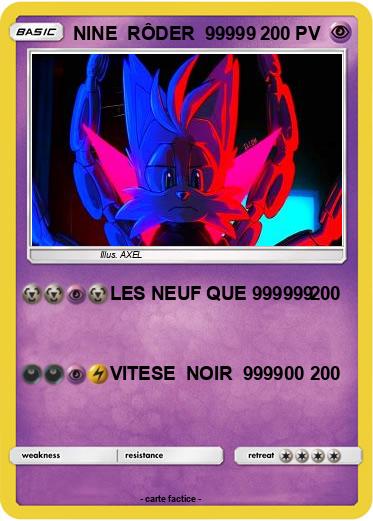 Pokemon NINE  RÔDER  99999