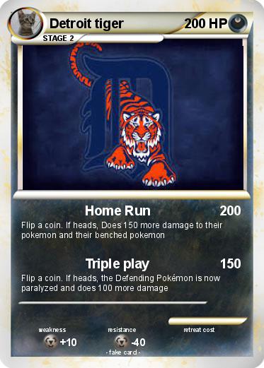Pokemon Detroit tiger