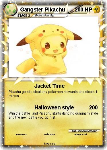 Pokemon Gangster Pikachu
