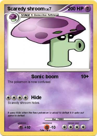 Pokemon Scaredy shroom