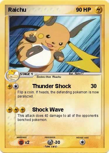 Pokemon Raichu