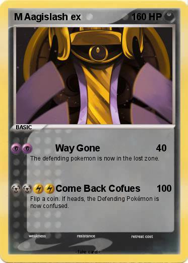 Pokemon M Aagislash ex