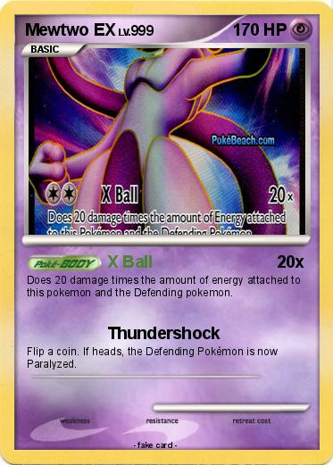 Pokemon Mewtwo EX