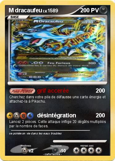 Pokemon M dracaufeu