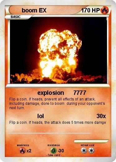 Pokemon boom EX