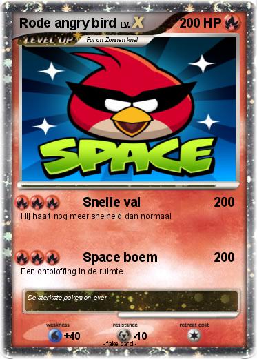 Pokemon Rode angry bird
