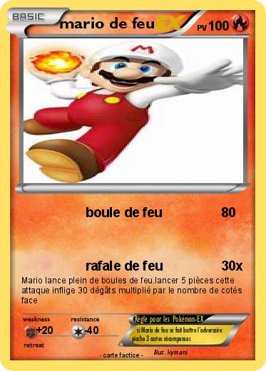 Pokemon mario de feu