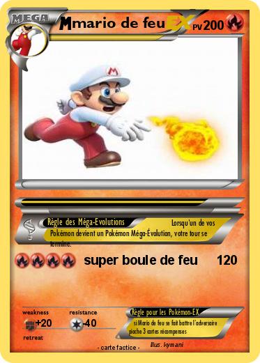 Pokemon mario de feu
