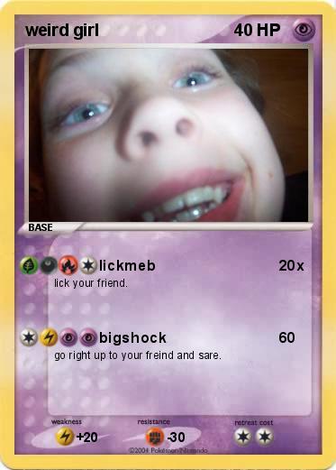 Pokemon weird girl 
