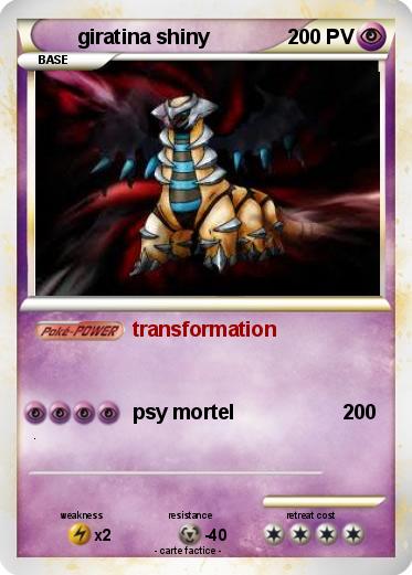Pokemon giratina shiny