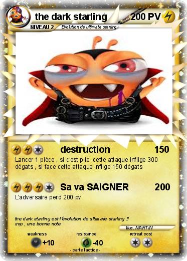 Pokemon the dark starling