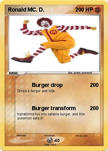 Pokemon Ronald MC. D.