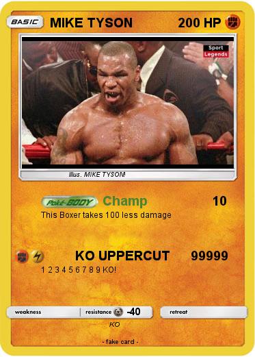 Pokemon MIKE TYSON