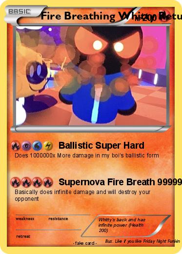Pokemon Fire Breathing Whitty Return