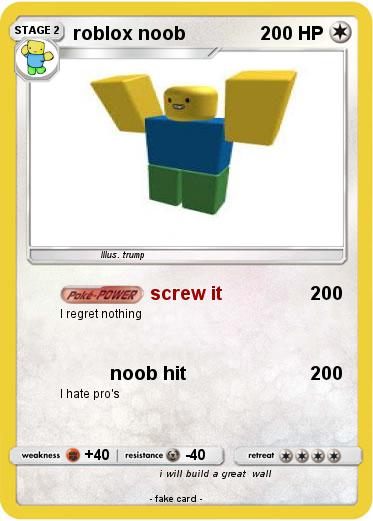 Pokemon roblox noob
