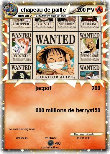 Pokemon chapeau de paille
