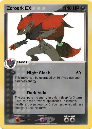 Pokemon Zoroark EX