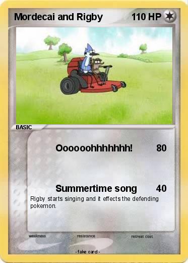 Pokemon Mordecai and Rigby