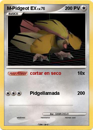 Pokemon M-Pidgeot EX