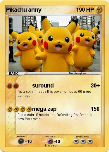 Pokemon Pikachu army