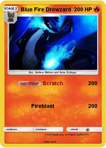 Pokemon Blue Fire Drewzard