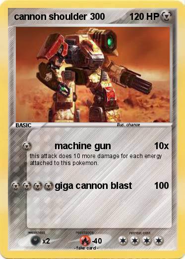 Pokemon cannon shoulder 300