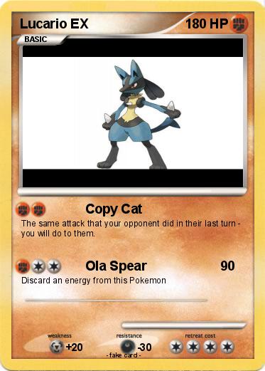 Pokemon Lucario EX