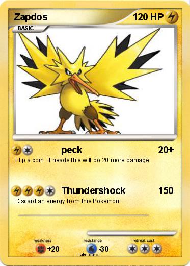 Pokemon Zapdos
