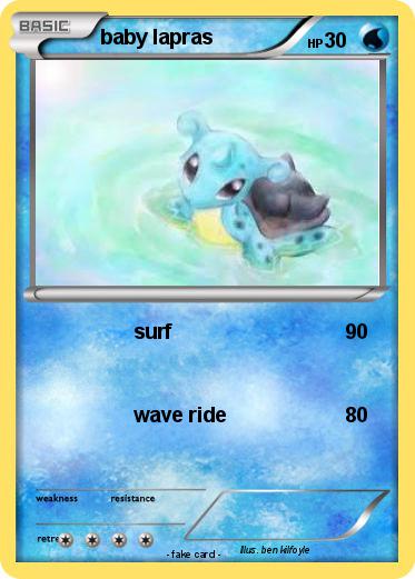 Pokemon baby lapras