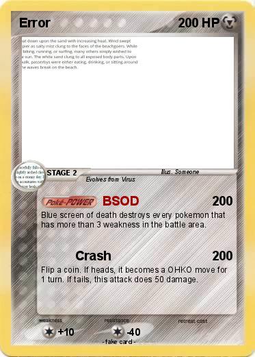 Pokemon Error