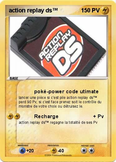 Pokemon action replay ds™  