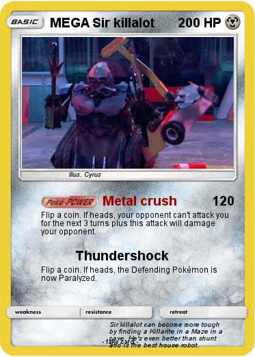Pokemon MEGA Sir killalot