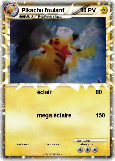 Pokemon Pikachu foulard