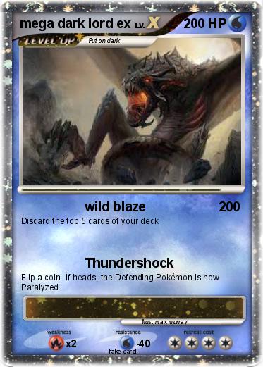 Pokemon mega dark lord ex