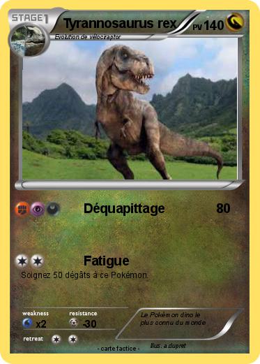 Pokemon Tyrannosaurus rex