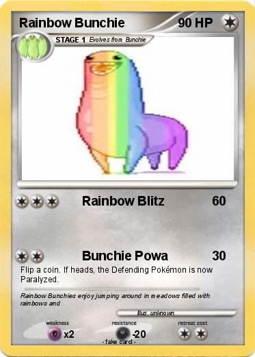 Pokemon Rainbow Bunchie