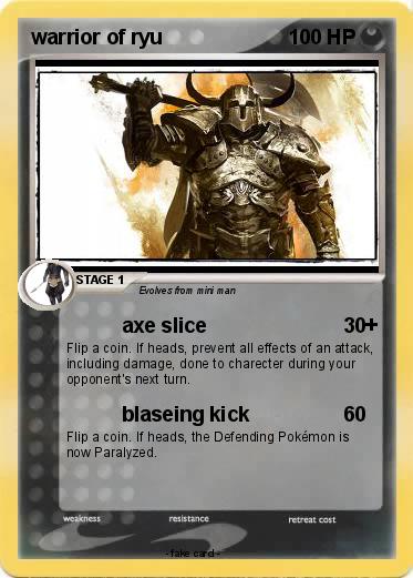 Pokemon warrior of ryu