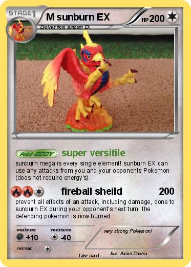 Pokemon M sunburn EX