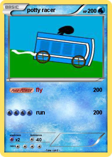 Pokemon potty racer