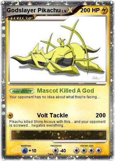 Pokemon Godslayer Pikachu