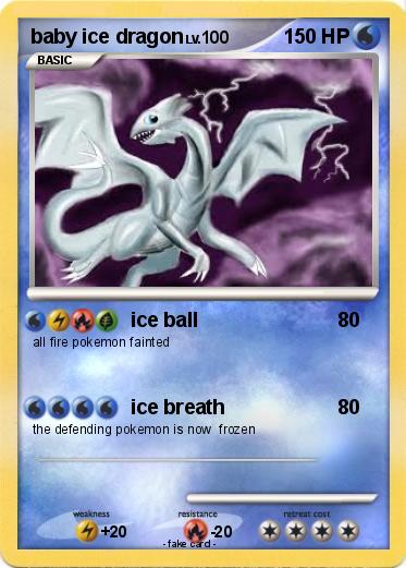 Pokemon baby ice dragon
