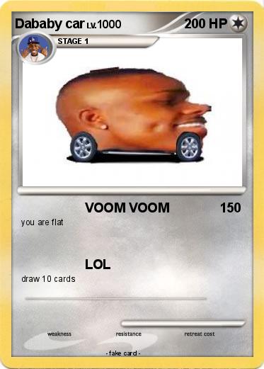 Pokemon Dababy car