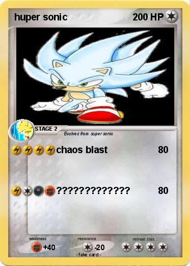 Pokemon huper sonic