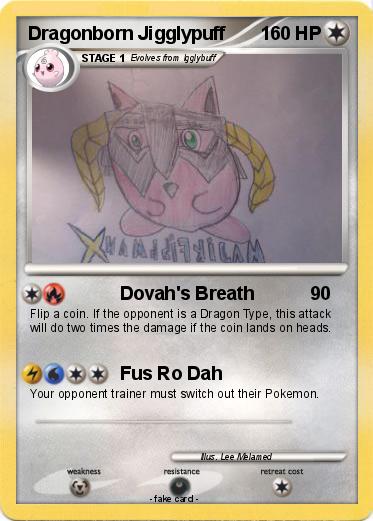 Pokemon Dragonborn Jigglypuff